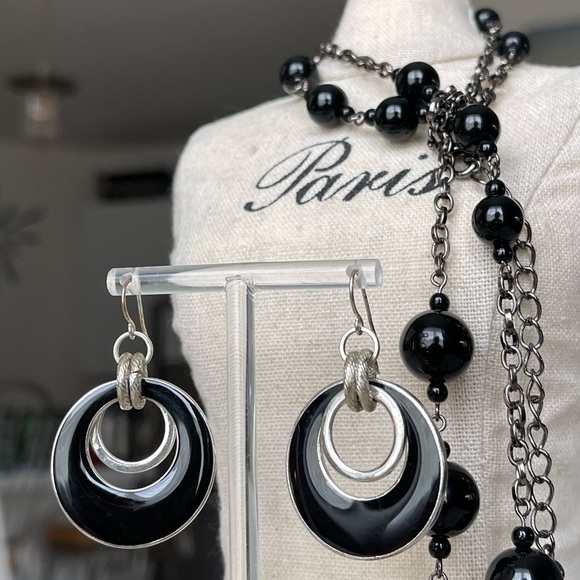 BLACK SILVER MIXED|Metal Acrylic Jewelry Lot|Mix & Match - Picture 6 of 12